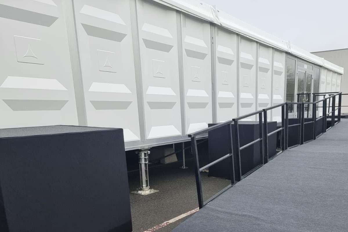800kg weight cover and entrance ramp Marquee hire Northampton
