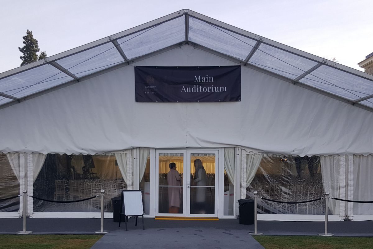 Corporate event marquee Corporate event marquee