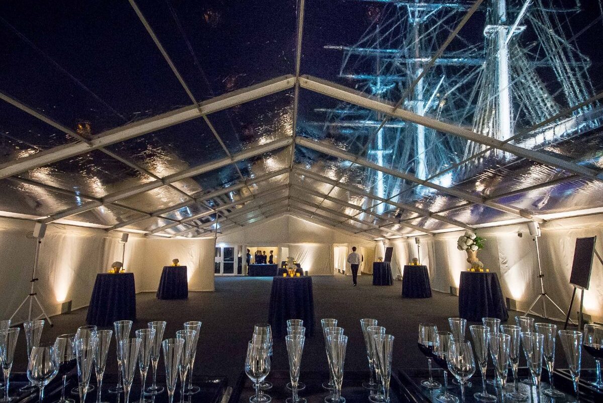 Corporate event marquee
