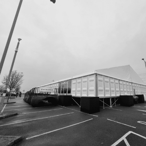 Hard sided marquee